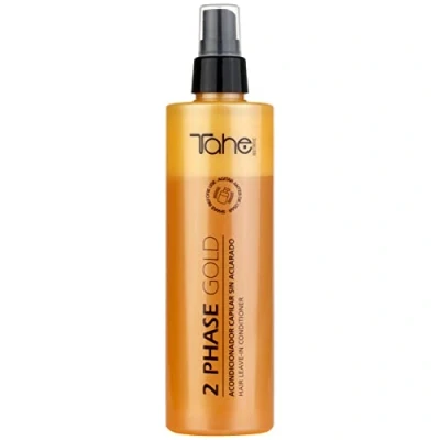 Image de Tahe Bio Fluid 2 Phase Gold Après Shampooing sans Rinçage biphasé, Hydrate et redensifie les cheveux, 300 ml