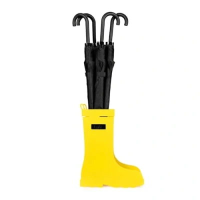 Image de Balvi Porte Parapluie Rain Boots Couleur Jaune Bonne Circulation de l&#039;air, bac récupération l&#039;e