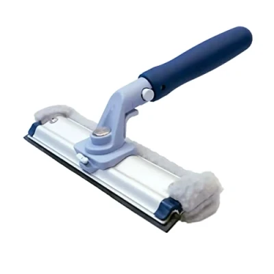 Image de Ha Ra Raclette pour vitres ERA 32 cm I Extracteur et mousseur tout en un Rail aluminium 30 m² Nettoyage de la surface fenêtre une pièce avec fibre Viva Nettoyant