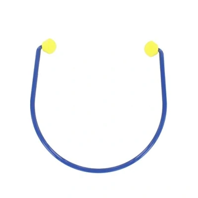 Image de 3M France Arceau ITU avec Bouchons Anti Bruit 23 DB réutilisable/Recyclable, Bleu/Jaune, 21 x 19.5 2 cm