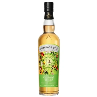 Image de COMPASS BOX Orchard House Blended Malt Whisky Écossais 46% Alcool Origine : Écosse Bouteille 70 cl