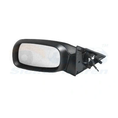 Image de Rétroviseur extérieur Van Wezel 3735804 droit noir Rétroviseurs complets, convexe, ajustable de l&#039;intérieur, Ajustage par tiges pour véhicules avec di