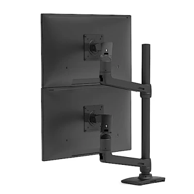 Image de Ergotron LX DUAL STACKING ARM TALL POLE MATTE BLACK 45 509 224