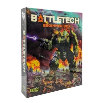 Image de Catalyst Game Labs BattleTech Beginner Box 40th Anniversary by, Strategy Board Game, for 2 Players and Ages 14+