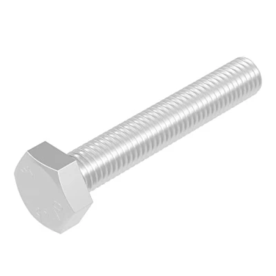 Image de SECCARO Lot de 20 vis à tête hexagonale M6 x 35 mm, en acier inoxydable V2A VA A2, DIN 933 / ISO 4017, six pans extérieurs