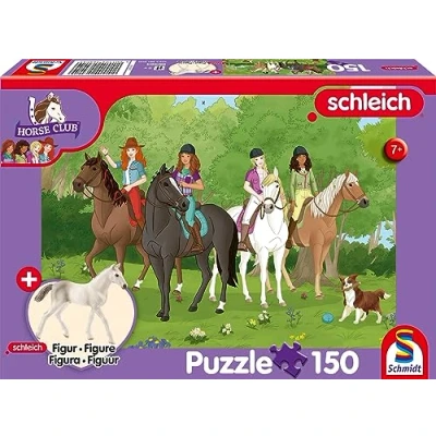 Image de Schmidt Spiele 56464 Horse Club Puzzle pour Enfant 150 pièces avec Module complémentaire, Coloré