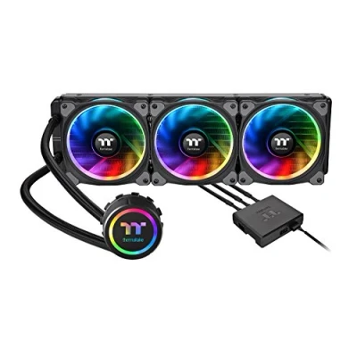 Image de Thermaltake Floe Riing RGB 360 TT Processeur Refroidisseur de liquide tout en un 12 cm Noir 1 pièce(s) Neuf