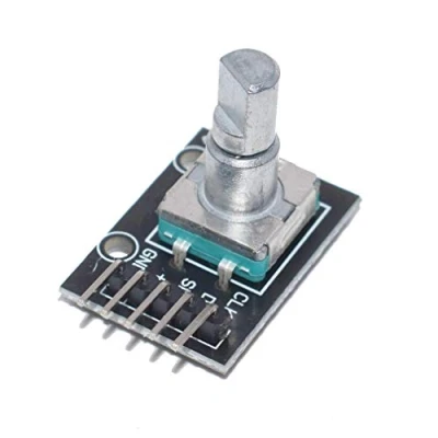 Image de YUNIQUE GREEN CLEAN POWER Module Encodeur Rotatif KY 040 pour Raspberry Pi et Arduino Pressable Utilisation Infinie Régulateur Capteur de Lumière, Métal