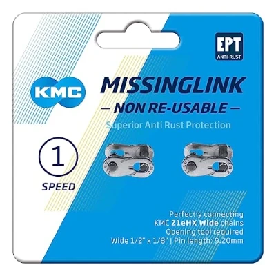 Image de KMC Unisexe Missing Links Z1EHX Large Argenté