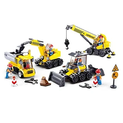 Image de Sluban SL95680 Coffret BTP Jeu de Construction, M38 B0810, Multicolore