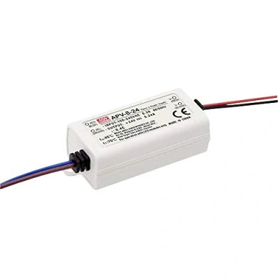 Image de Bloc dalimentation à découpage LED Transformateur pour tension constante MW Mean Well APV 8 12 W (max) 0 0.67 A V/DC non dimmable, protection