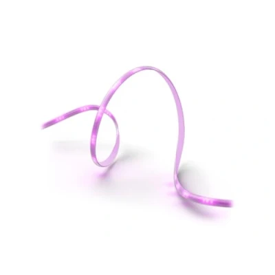 Image de Philips Hue Kit de base bande lumineuse LED intelligente d&#039;intérieur 5 mètres 1 paquet Contrôle avec l&#039;application Fonctionne Alexa, Google Assistant et Apple HomeKit, prise