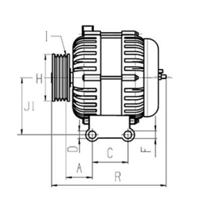 Image de HC Cargo F032116842 Alternateur 14V 150A FORD: S Max Mk1, KUGA 2, C 2