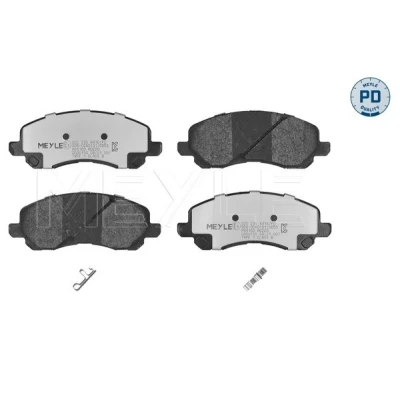Image de MEYLE 025 235 8416/PD Jeu de plaquettes frein PD Quality Essieu avant avec indicateur d&#039;usure tôle anti bruit MITSUBISHI: ASX SUV