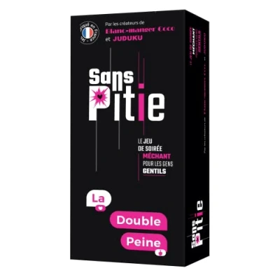 Image de Sans Pitié Jeux de société La Double Peine par Blanc Manger Coco et Juduku Fabriqué en France 600 Cartes