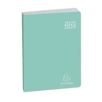 Image de Exacompta 1824083E Agenda journalier Forum Color Soft Harmony 12 x 17 cm Août 2024 à juillet 2025 Coloris vert