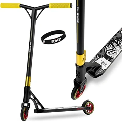Image de SOKE XTR Trottinette Noir/Jaune/Soke Performance Scooter