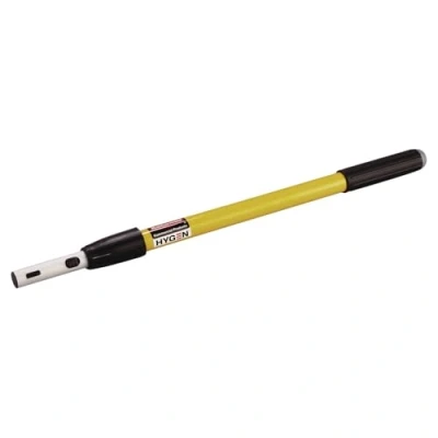 Image de Rubbermaid Commercial Products FGQ74500YL00 Manche Quick Connect Hygen à Extension Courte, Jaune