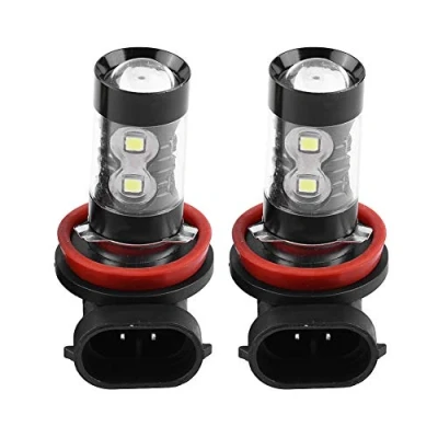 Image de EBTOOLS 2 pcs Feux de Brouillard 12V 24V 50W Avant pour la Voiture H8 H11