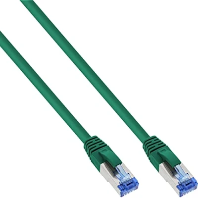 Image de Câble patch Cat.6(A) S STP/PIMF INLINE Vert 2m Sans halogène