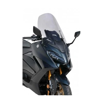 Image de Ermax Compatible avec/Remplacement pour 560 T MAX TMAX 2022 BULLE PARE BRISE SAUTE VENT HAUTE PROTECTION GRIS CLAIR 0102Z01