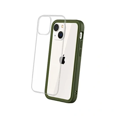 Image de RhinoShield Coque Compatible avec [iPhone 13 Mini] Mod NX Protection Fine Personnalisable Technologie Absorption des Chocs [sans BPA] Vert Kaki