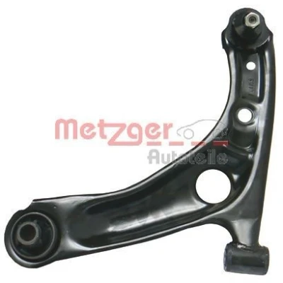 Image de METZGER 58061301 Bras de suspension KIT + avec rotule suspension, support en caoutchouc Essieu avant gauche barre oscillant transversal