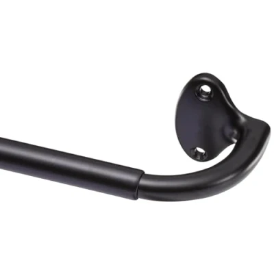 Image de Amazon Basics Tringle à rideau obscurcissante 71 122 cm, Noir
