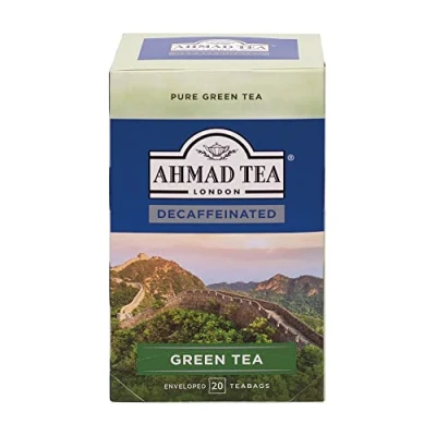 Image de Ahmad Tea Decaffeinated Green thé vert décaféiné 20 sachets de