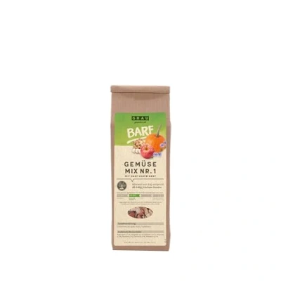 Image de GRAU L’original Mélange No 1 De Légumes Séchés Avec Fruits Pour Menus BARF Chiens, Lot (1 x 150 g), Complément Alimentaire Chiens