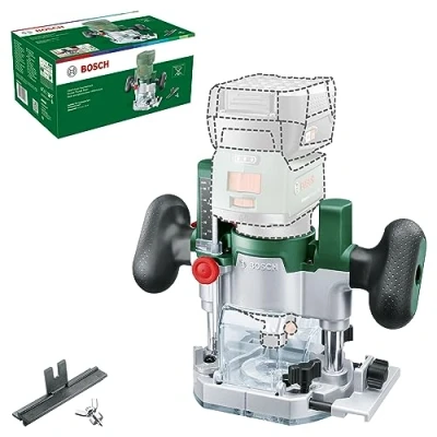 Image de Bosch Home and Garden Base plongeante pour défonceuse compatible avec le AdvancedTrimRouter 18V 8 (pour fraisage de fentes et poches)
