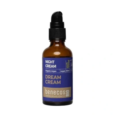Image de benecos Crème de nuit bio à l&#039;argan Rêves : végétalienne testée derm