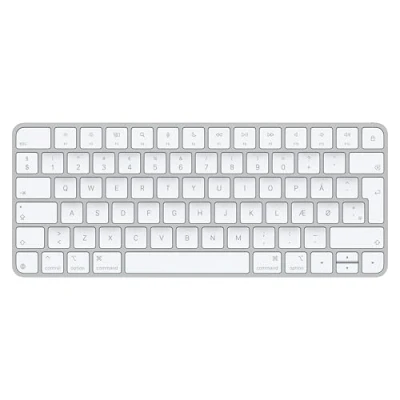 Image de Apple Magic clavier Universel USB + Bluetooth QZERTY Danois Blanc Neuf