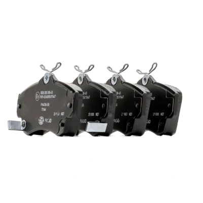 Image de HELLA 8DB 355 018 651 Jeu de plaquettes frein avec indicateur d&#039;usure CHRYSLER: PT Cruiser Break, Cabriolet