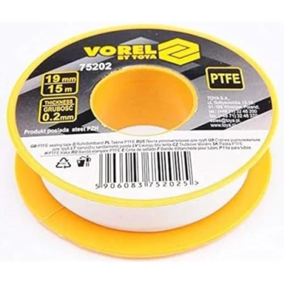 Image de VOREL 75202 ptfe Ruban 15mx19mm x 0,2 mm