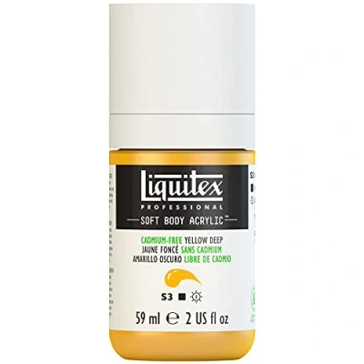 Image de Liquitex Professional Acrylique Soft Body 59ml Jaune Foncé Sans Cadmium