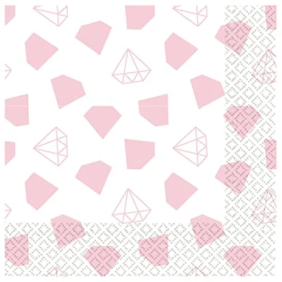 Image de Amscan 9909892 Team Bride Lot de 16 serviettes table pour enterrement vie jeune fille