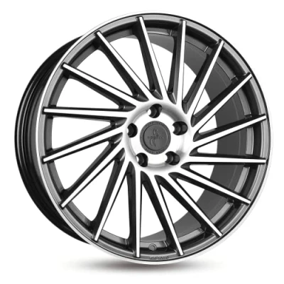 Image de KESKIN 5Trou 19Pouce 108mm Jante alu KT17 Hurricane palladium Front poliert KT178519510845PFP