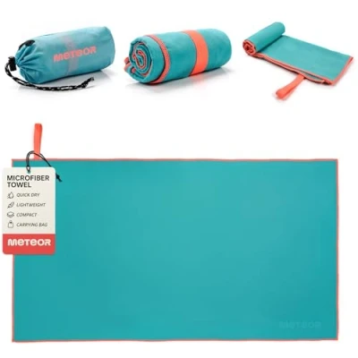 Image de meteor Serviette Microfibre de Aussi comme Bain Sport ou Plage Voyage Séchage Rapide ultraléger Peu encombrant Enfants Hommes Femmes