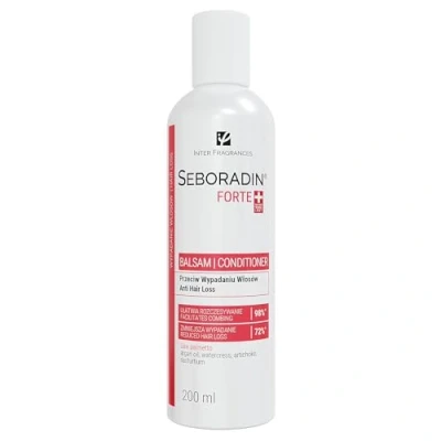 Image de Seboradin Premium Conditioner pour la Chute et L&#039;amincissement des Cheveux Hommes Femmes Avec Extraits Naturels de Palmier Nain D&#039;huile D&#039;argan, Technologie Nature Suisse, 200 ml