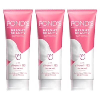 Image de POND&#039;s White Beauty Lot de 3 nettoyants pour le visage en mousse éclaircissante contre l&#039;acné 50 g