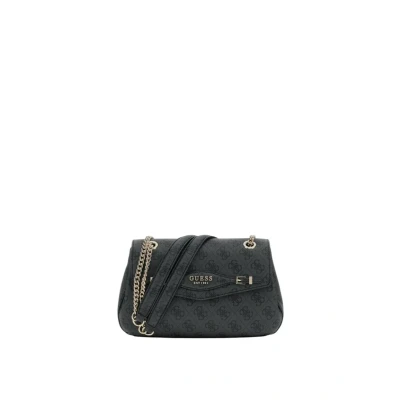 Image de Guess Katya Convertible FLAP Sac à main, Femme, Taille: One Size, Coal logo