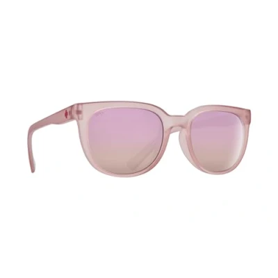 Image de SPY OPTICS Bewilder Matte Translucent Rose Bronze with Quartz Spectra Mirror, Lunettes de soleil, Medium, Mixte Adulte