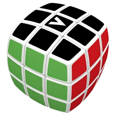 Image de V Cube 3 x White Pillow, Professional, Fast, and Smooth, Speed Cube, Puzzle, Fidget Toy
