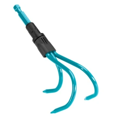 Image de Griffe piocheuse Combisystem de Gardena : avec 3 dents, accessoire jardin idéal pour l&#039;ameublissement et l&#039;aération du sol, largeur travail 9 cm, tous les manches cs (3166 20)