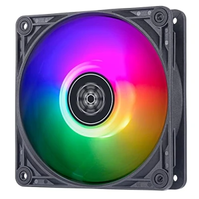 Image de SilverStone SST VS120B ARGB, 120mm aux performances améliorées, 0 2.000 RPM, 4 1 broches ARGB standard