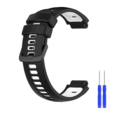 Image de Muovrto Bracelet pour Garmin Approach S20/S5/S6,Bracelet Remplacement en Silicone Forerunner220/230/630/235XT/735XT