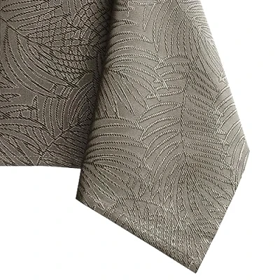 Image de AmeliaHome Nappe Effet lotus déperlant Polyester Cappuccino Gaia 110x180 cm