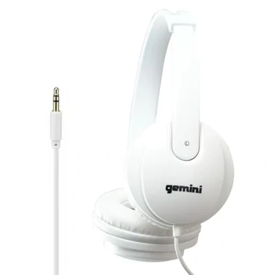 Image de Gemini Sound DJX 200 Casque DJ Professionnel Moniteur Supra auriculaire avec Pilotes de 40 mm, Oreillettes Ultra Confortables, Isolation sonore, Design léger pour DJ, Jeux, podcasting, Production