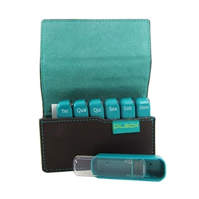 Image de Pilbox Mini Tablet Dispenser 7 Modules + Pouch.